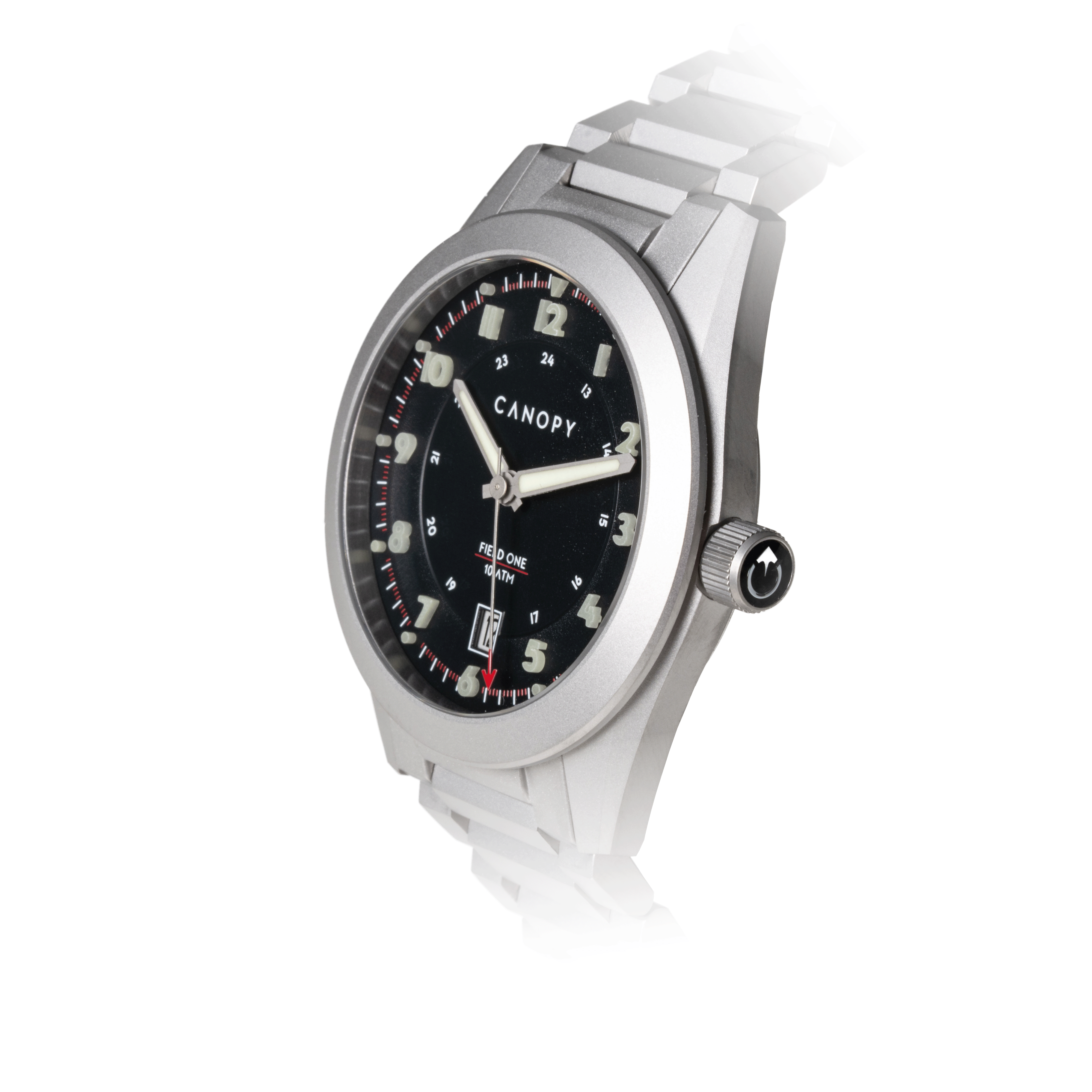 Field One Black — Titanium Field Watch – Canopy Watch Company Field One Black — Titanium Field Watch – Canopy Watch Company